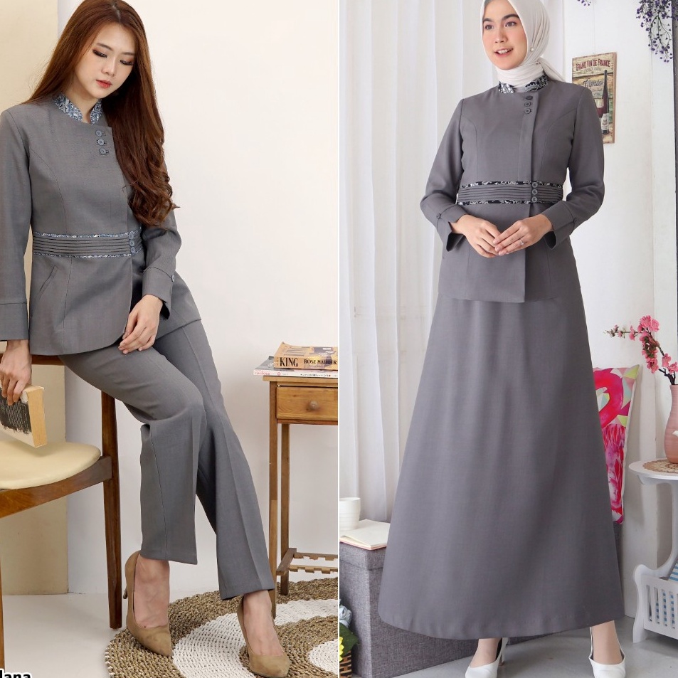 (COD )NEW_PRODUCT BLAZER WANITA B&V / Seragam PNS / Baju PDH PNS Wanita / Baju Dinas Pemda Wanita / 