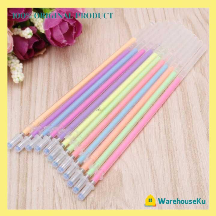 

Pulpen Gel Warna 0.7mm Pena Refill Neon Pastel Metal Glitter 48 PCS