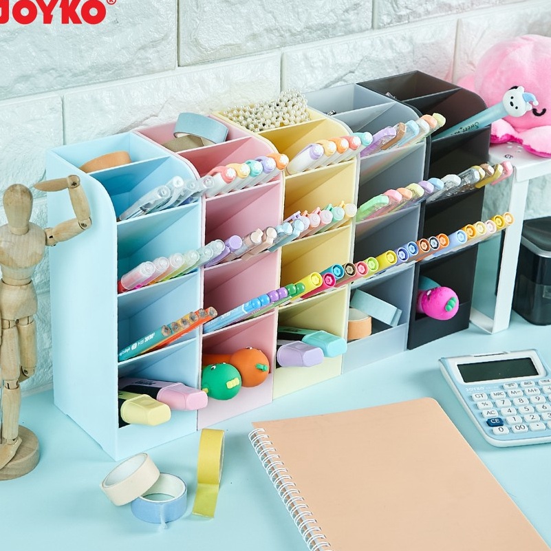 

>D2289) ⭐⭐⭐⭐⭐ Joyko Desk Set Pen Holder DS-49CO Tempat Alat Tulis