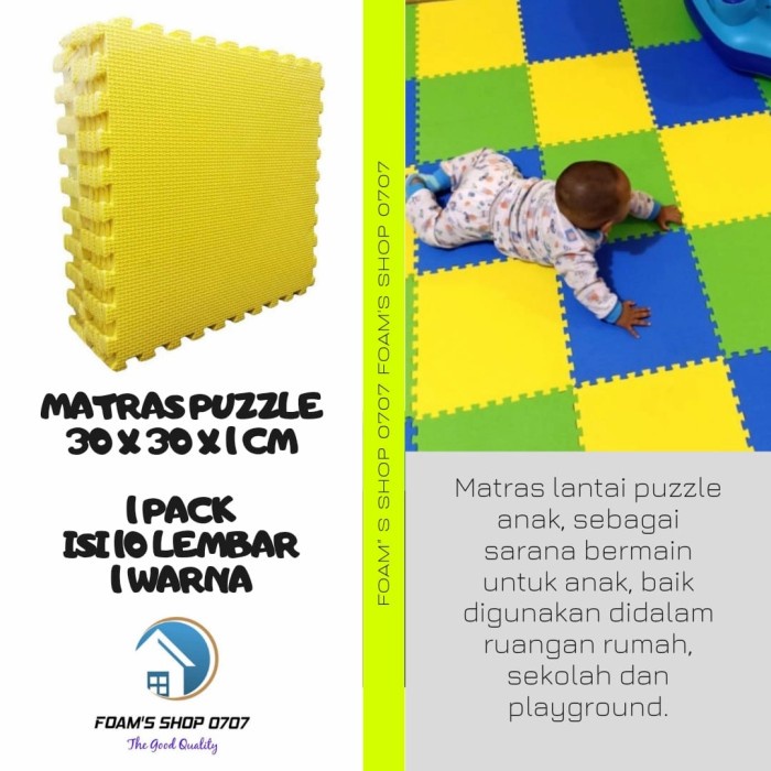 Best Seller Matras / Tikar / Karpet / Puzzel Alas Lantai Evamat Merek Ecomat