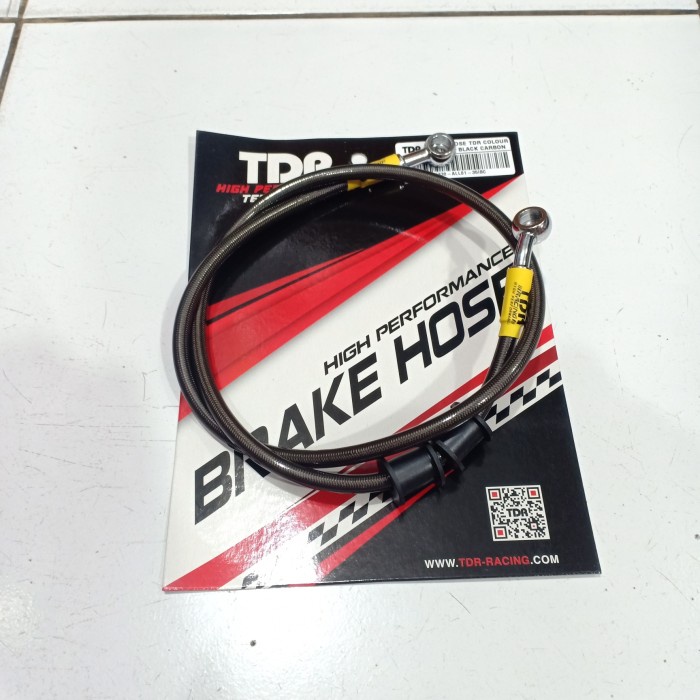Terlaris Remo Selang Rem Tdr 35 Inch/ Selang Rem Tdr Black Carbon 90Cm Depan Rx King