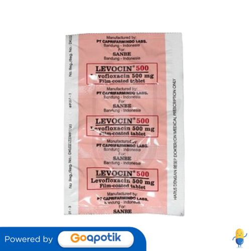 LEVOCIN 500 MG STRIP 6 TABLET