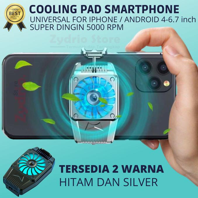 Fan Cooler Hp / Pendingin Cooling Pad Smartphone Gaming Iphone Android