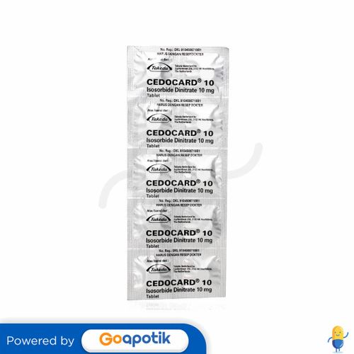 CEDOCARD 10 MG STRIP 10 TABLET