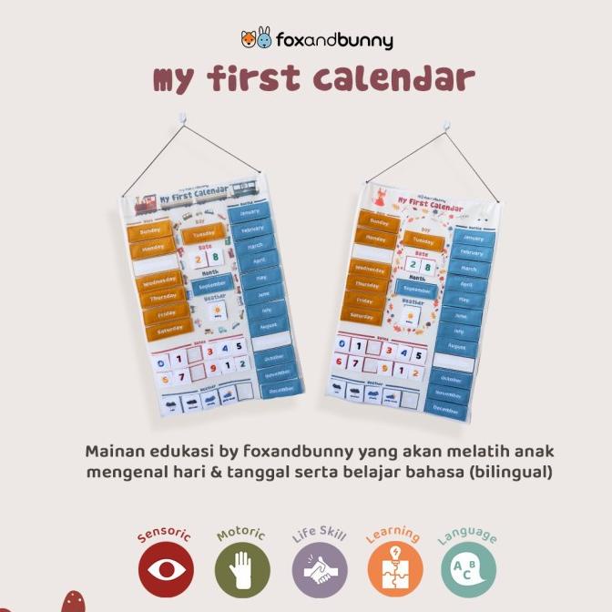 

Fox and Bunny | My First Calendar (Kalender Anak)