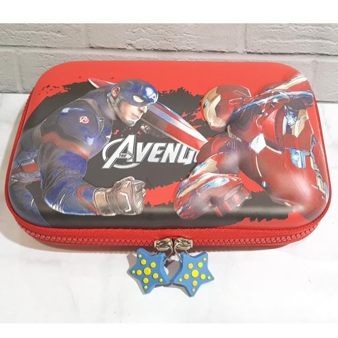 

Kotak Pensil Ala SMIGGLE timbul AVENGERS DINOSAURUS TREX