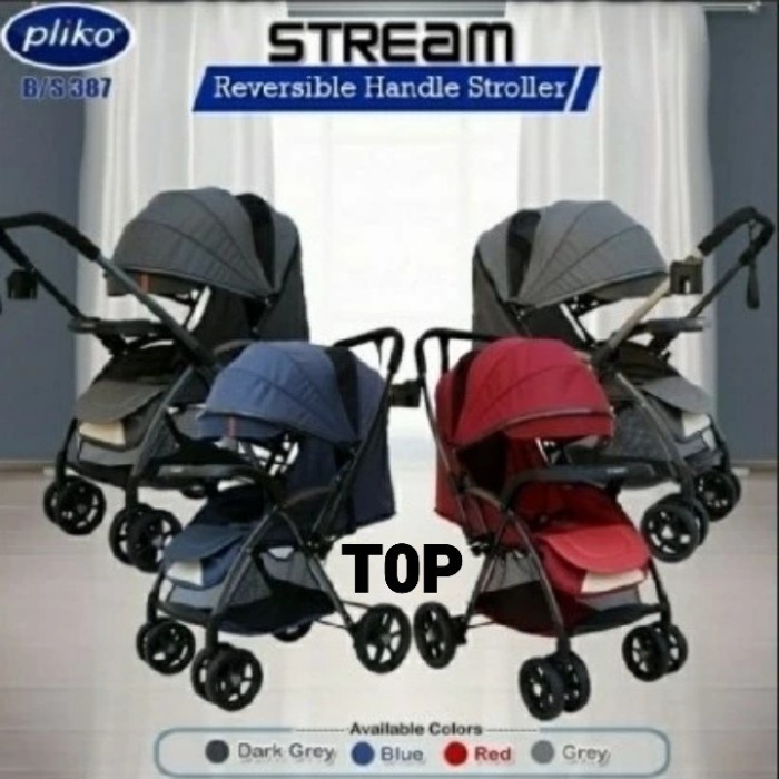 Terlaris Stroller Pliko Stream 387 Kereta Dorong Bayi