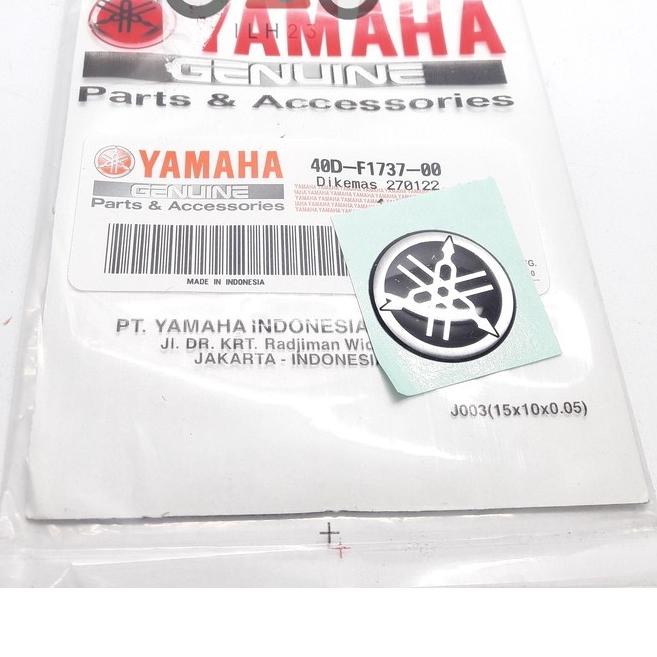ready EMBLEM LOGO YAMAHA DASI TAMENG DEPAN DAN BODY BELAKANG AEROX 155 ORI