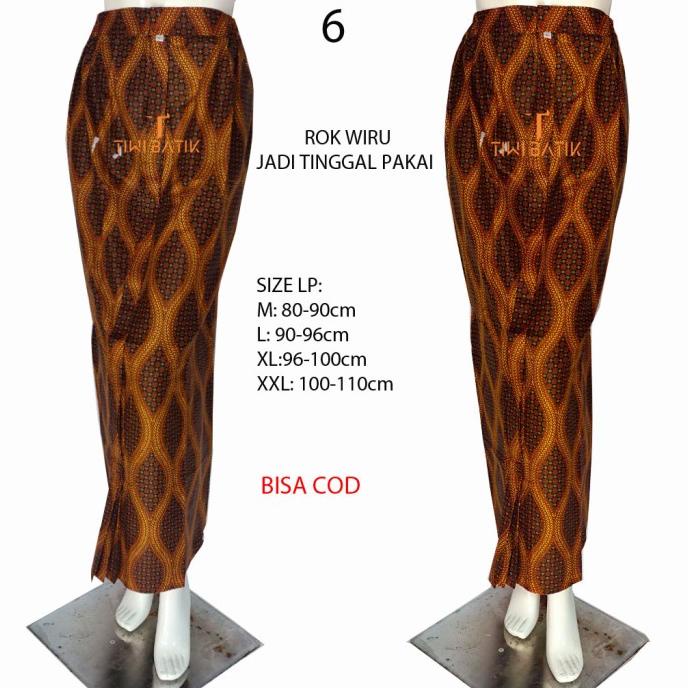 Rok Jarik Wiru Wanita Jadi Tinggal Pakai Motif Klasik Adat Jawa