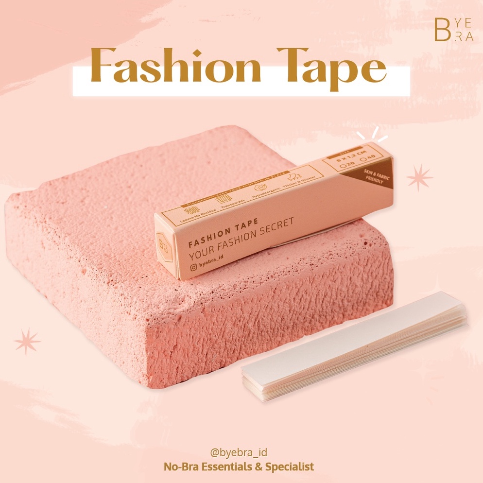 

Kirim sekarang Fashion Tape Pengunci Outfit Byebra - Safety Tape - Double tape khusus kulit 79