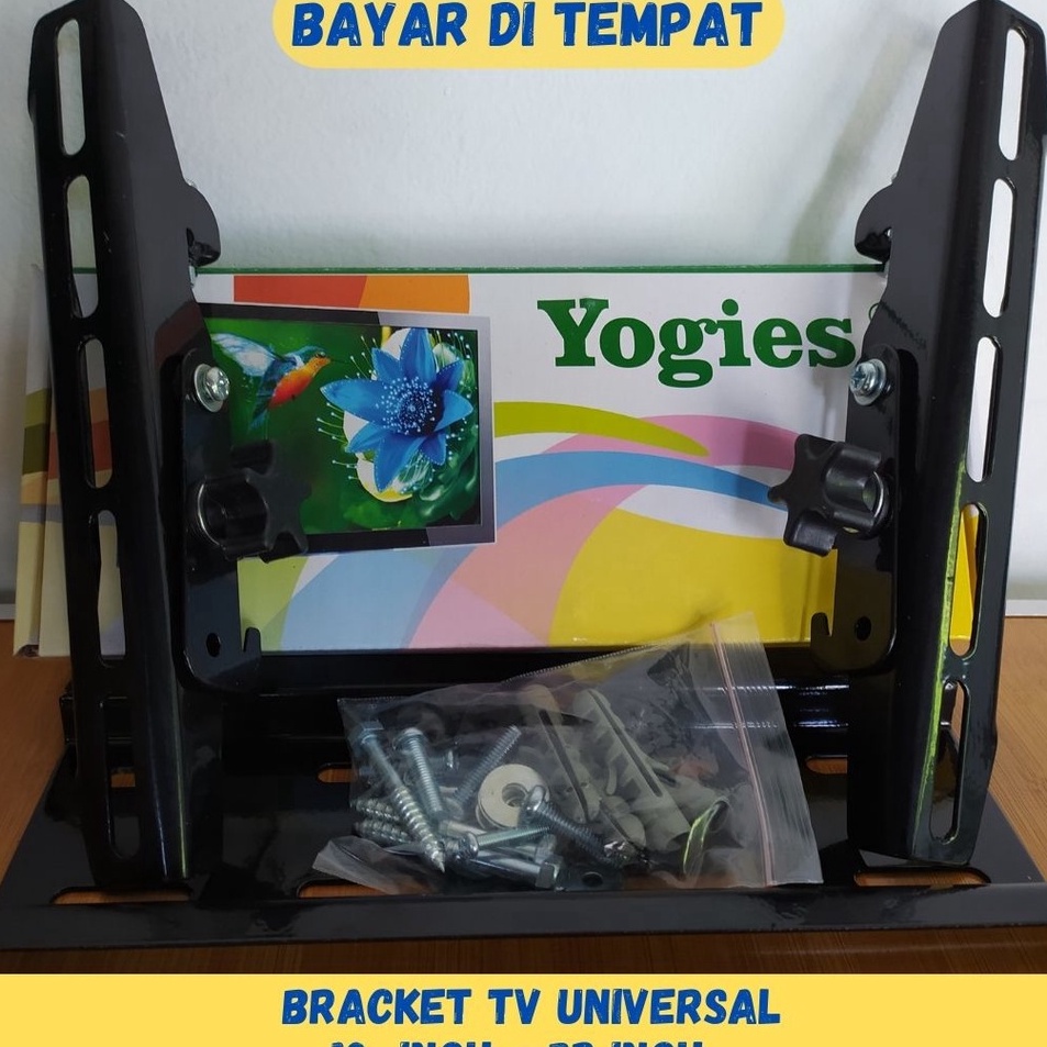 ➤➪✼✰ BRACKET TV 32 INCH - YOGIES BRACKET - BRACKET TV - BREKET LED - LCD TV 32 27 24 22 21 17 INCH V
