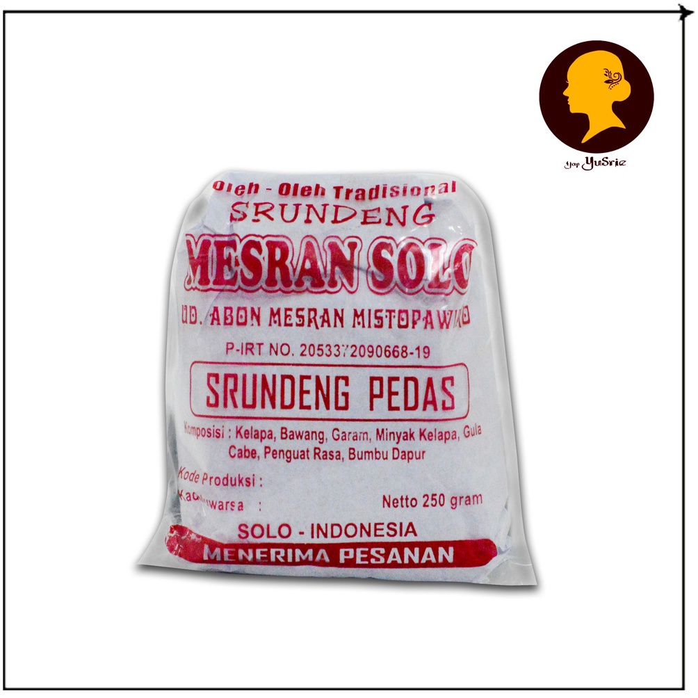 

Best produk Serundeng srundeng parutan kelapa goreng Abon MESRAN 250gr OLEH kas tradisional SOLO Pedas EHE