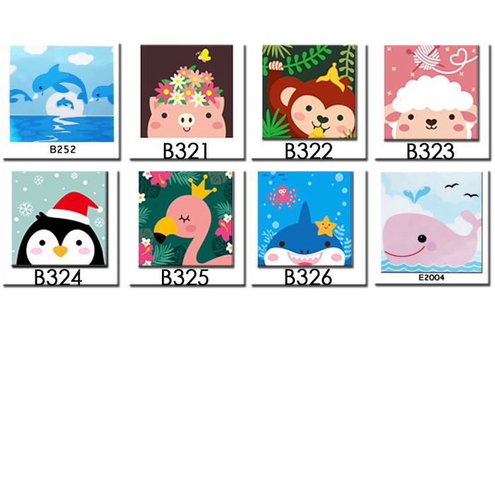 

Best Seller Meth Cute Animal A Paint By Number Kids Painting By Numbers Diy Set