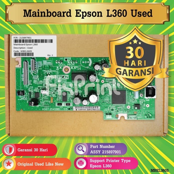 Mainboard Printer Epson L360 Original Board L-360 Motherboard L360