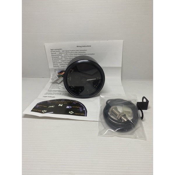 

Spido babon spidometer babon bulat LED DIGITAL plus sensor universal