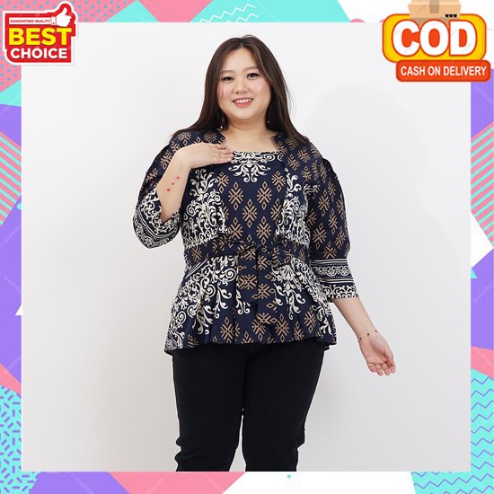 Atsan Remaja Kekinian Atasan Wanita Terbaru Baju Batik Kekinian Blouse Dewasa Casual Atsan Cewek For
