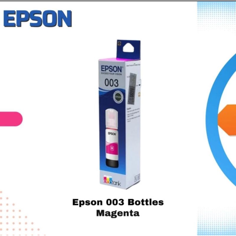 Tinta Epson 003 Magenta Refill Ink printer L1110 L3110 L3150 L5190
