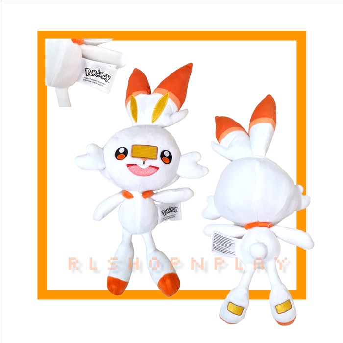 Terlaris Mainan Boneka Pokemon Pikachu Riolu Scorbunny Greninja Grookey Sobble