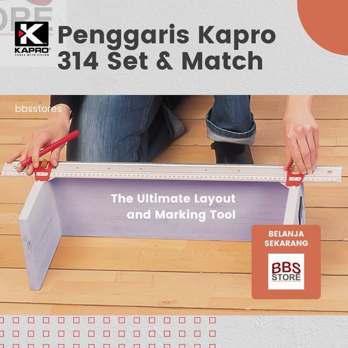 

Penggaris Kapro Tipe 314 Set & Match
