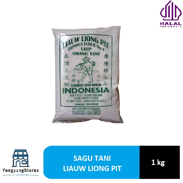 

HOT V96 Tepung Sagu Tani Liauw Liong Pit 1 kg ㊮