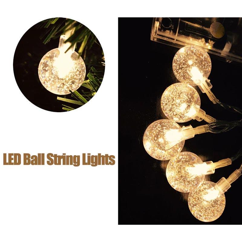 Goodland Lampu Hias String Lights Cherry Ball Fairy Warm White 5 Meter - LY20W