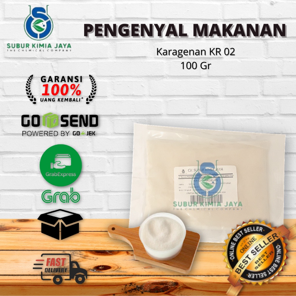 

Tepung Karagenan KR 02 Pengeyal Makanan100 GR