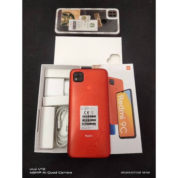 (SECOND) HP Redmi 9C ram 3/32 Fullset Segel