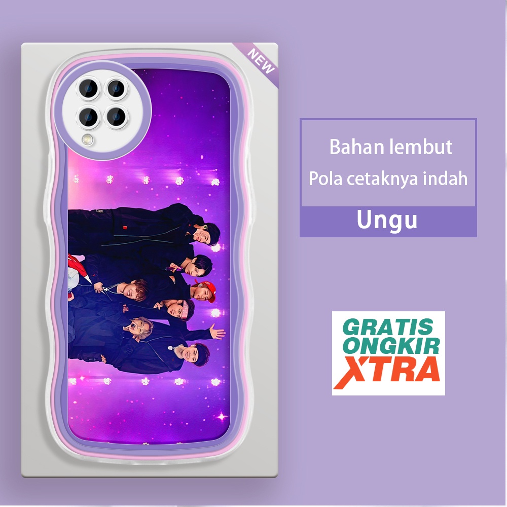 Mulia Samsung M02 M11 M12 M22 M32 M10 M21 M30S M23 5G Casing Ponsel  Konser BTS Korea Selatan  warna