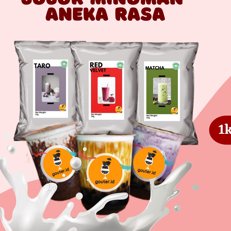 

5.5 COD BUBUK MINUMAN RASA 1KG / SERBUK MINUMAN ANEKA RASA / BUBUK MINUMAN KEKINIAN / MINUMAN INSTAN / BOBA