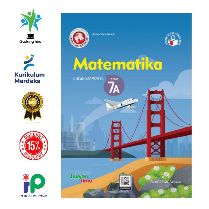 Buku Pr/Lks Bahasa Inggris Kurmer SMP/MTS Kelas 7/VII Semester 1 Intan pariwara Tahun 2023