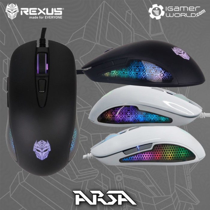 Rexus Arsa 12400 DPI Gaming Mouse