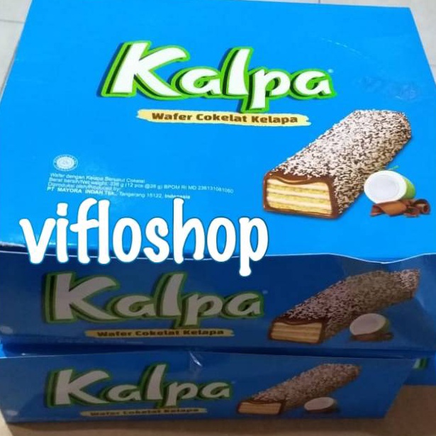 

Kekinian.. Kalpa Wafer Coklat Kelapa (12 x 28 gram) CPH