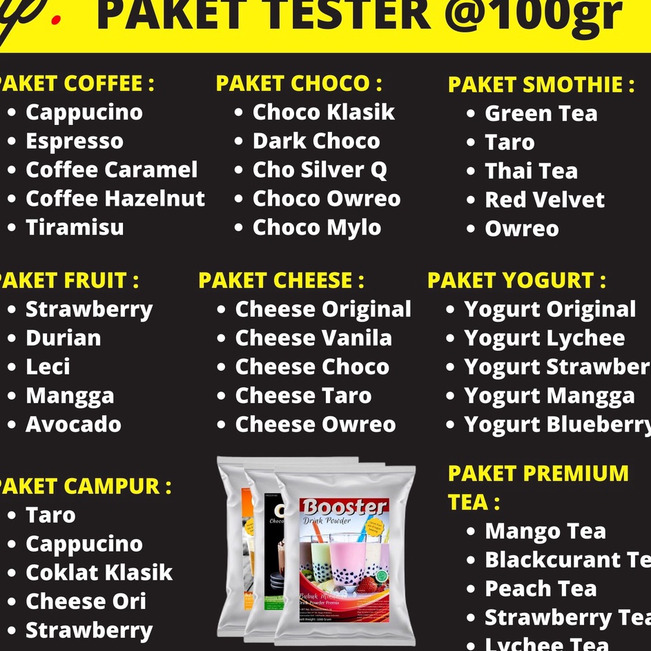 

Harga Termurah➳ W8GAZ PAKET TESTER / SAMPLE Bubuk Minuman Best 5 Varian, Harga adalah 1 Paket berisi 5 Variant F37 ✸Kirim Sekarang