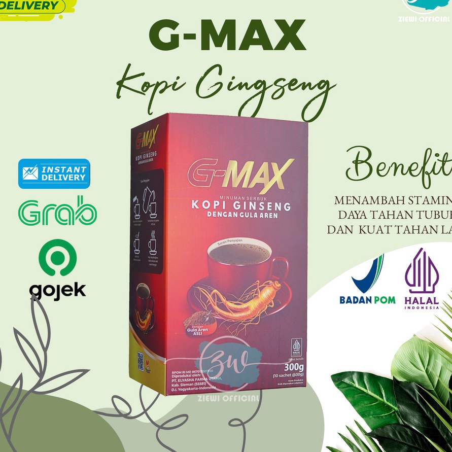 

❤[PROMO MURAH!!!]❤ 1 box - GMAX Kopi Stamina Pria & WANITA Kuat Tahan Lama Original Bpom kesehatan seksual BPOM MD 867012007300