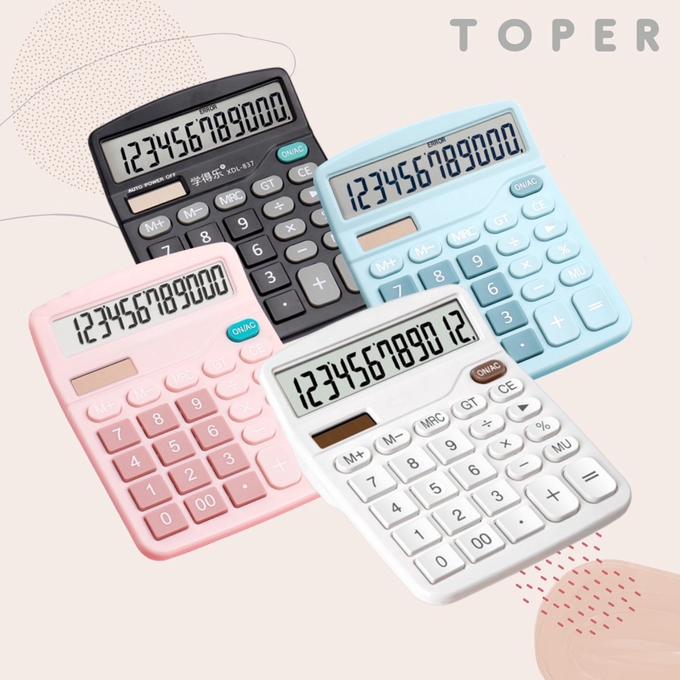 

❉Terbaru WDL8W TOPER Calculator Solar Power - Calculator Simple - Kalkulator Simpel - Kalkulator Solar - Kalkulator Aesthetic Estetik K41 ➶Terkini