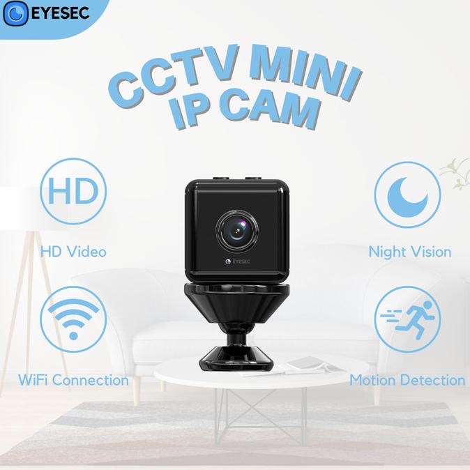 Terbaik Eyesec Spy Cam Cctv Mini 1080P Kamera Cctv Indoor Wifi Sale