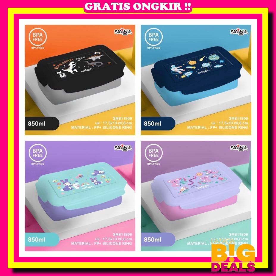 Aesthetic Perempuan Laki Sd Dewasa Lunch Box Set Anak Kotak Makan Boxlunch Susun Paper Anti Tumpah T