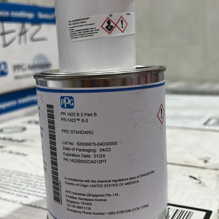 Terlaris Gassensor Ppg Pr1422B2 Aircraft Integral Fuel Tank Sealant (12Oz)