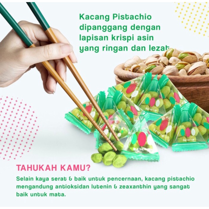 

Sennarido Green Pistachio 90 Gram Sna Kacang Jepang