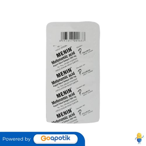 MENIN 500 MG STRIP 10 KAPLET