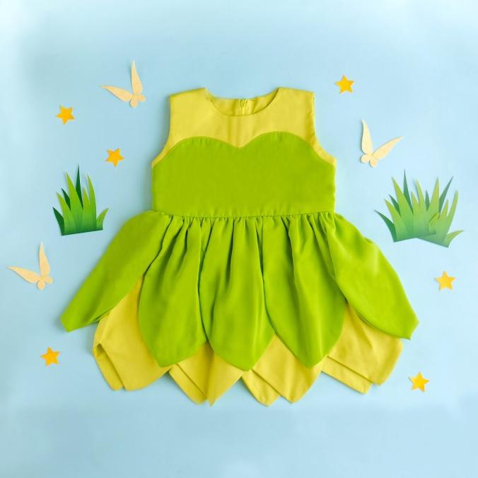 TINKERBELL DRESS / DISNEY PRINCESS DRESS / KOSTUM PRINCESS ANAK