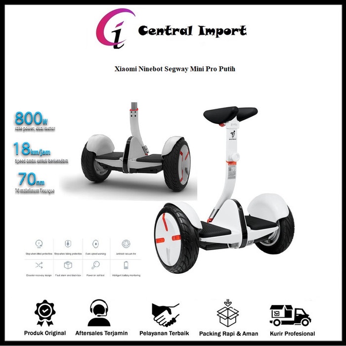 Terlaris Xiaomi Ninebot Segway Mini Pro - Scooter Ninebot Mini Pro - Putih