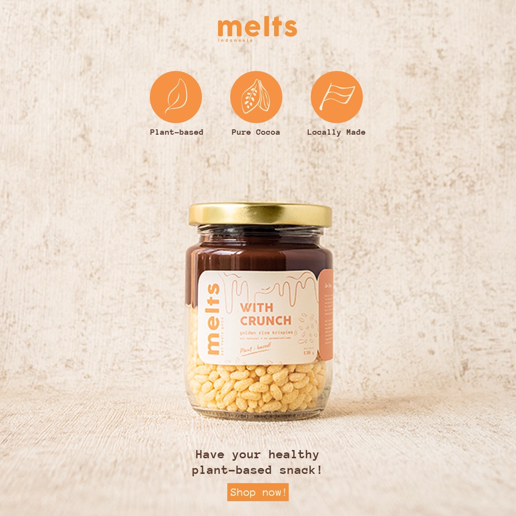 

₽ MELTS With Crunch - Matcha Crunch - Hazelnut Crunch ⇏