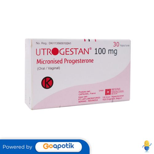 UTROGESTAN 100 MG BOX 30 KAPSUL