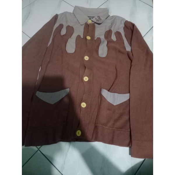 drop dead dripback brown size s