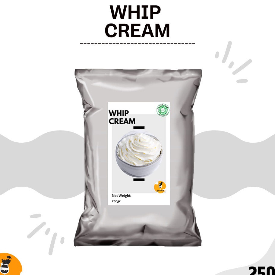 

murah WHIP CREAM TOPPING 250GR / BUBUK WHIP CREAM / WHIPPED CREAM POWDER / WHIPPING CREAM TOPPING