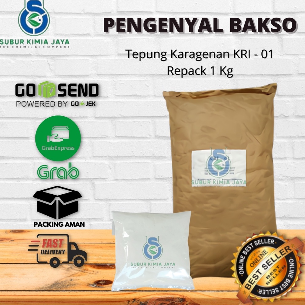 

Baru.. Tepung Karagenan Pengeyal Baso / Sosis / Nugget / Carrageenan / Karagen Repack 1 Kg 49