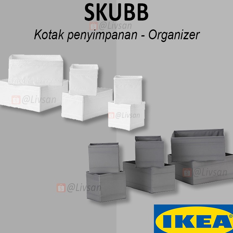 [KODE PRODUK JZ6G05739] COD [SIAP KIRIM] ISI 6 KOTAK TEMPAT PENYIMPANAN ORGANIZER STORAGE BARANG SIS