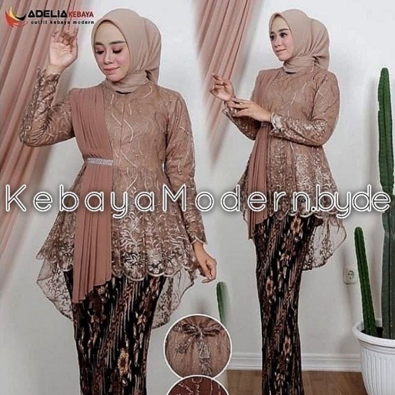 (Dijamin Realpict) SET / ATASAN KEBAYA SELENDANG AUREL REALPICT TERLARIS >KEBAYA REMAJA/KEBAYA FAVOR