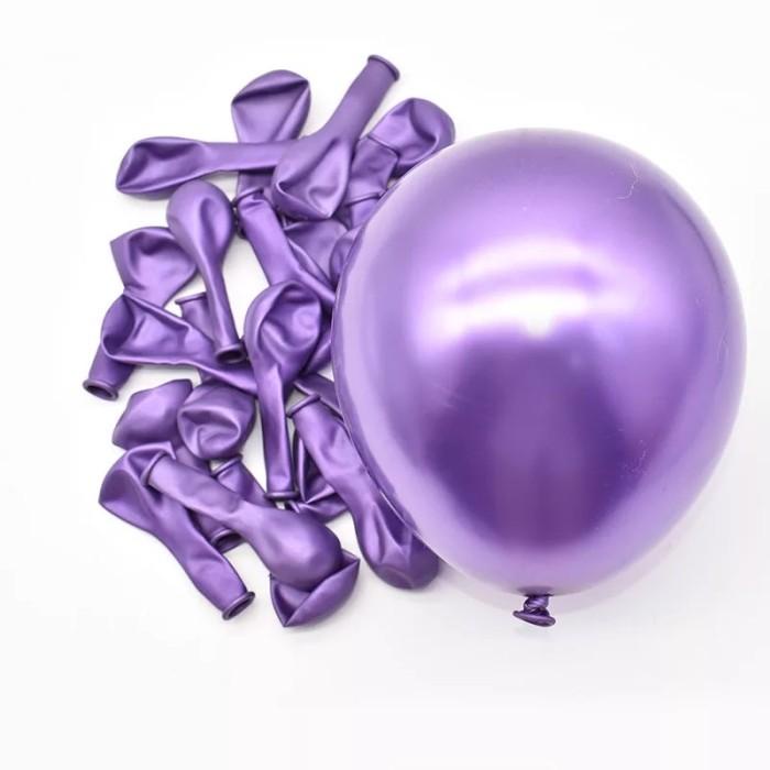 Bestseller Aksesoris Balon Latex Chrome 5Inch / Balon Metalik Chrome 5Inch